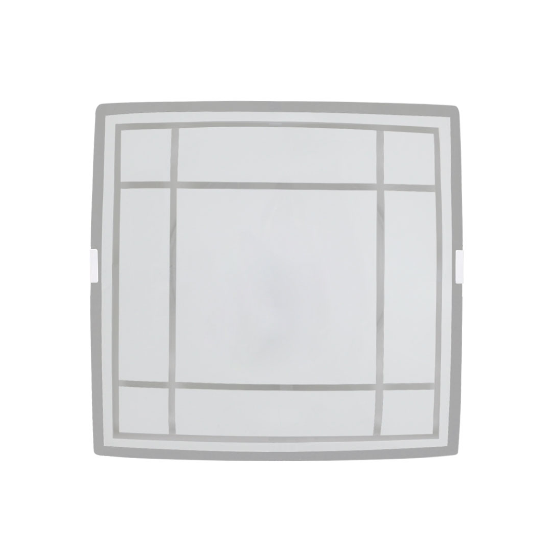 Plafon de sobrepor quadrado da linha Luxo de 30 cm da Attena