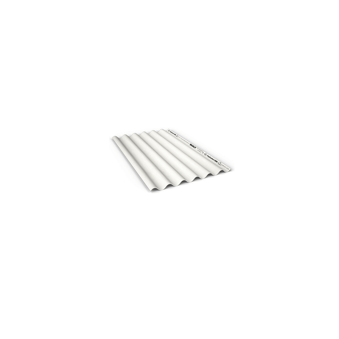 Telha de fibrocimento térmica Topcomfort de 2,44 x 1,10 m e 5 mm da Brasilit